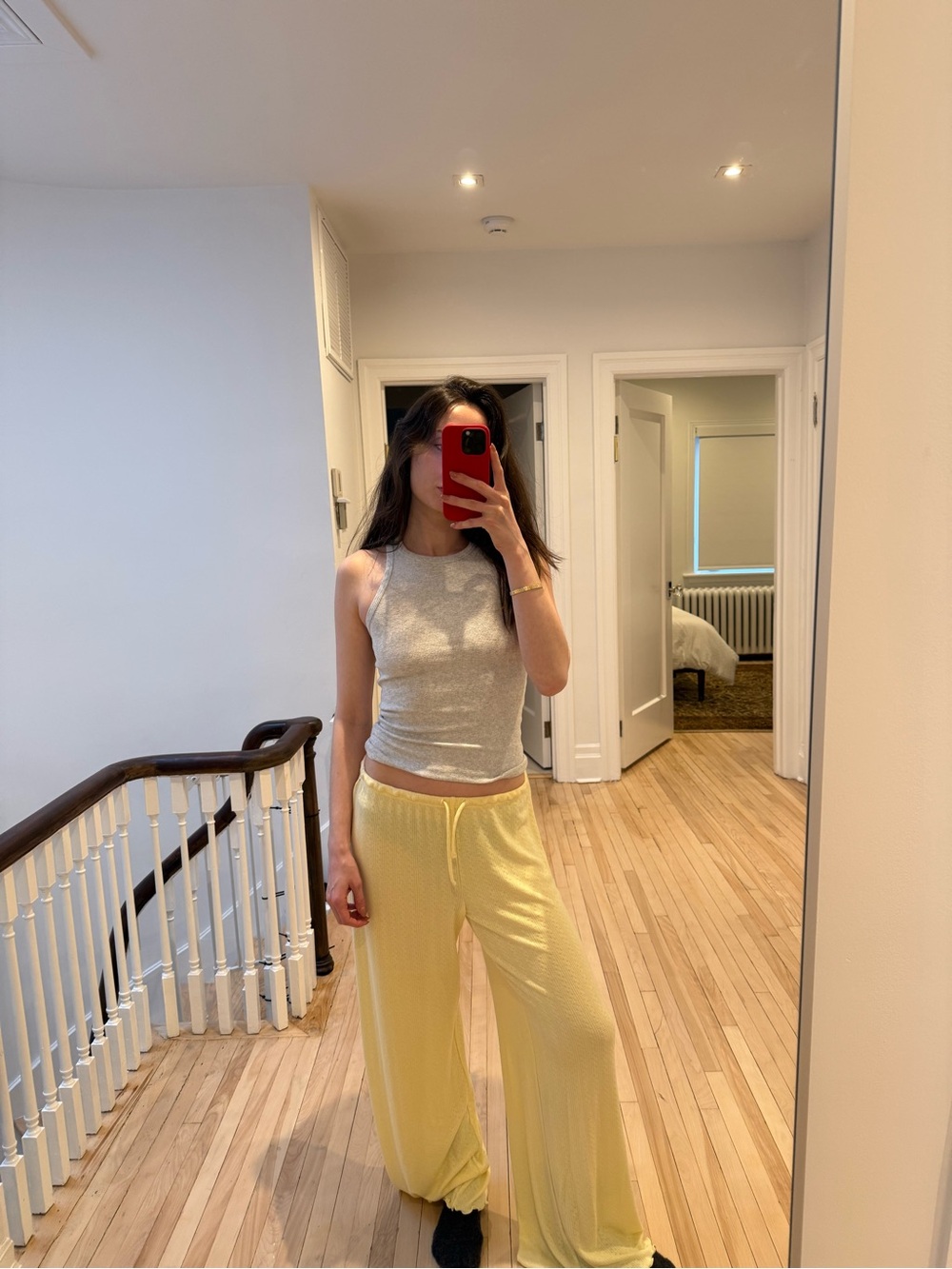 Garage Pale Butter Yellow soft lounge Pants
